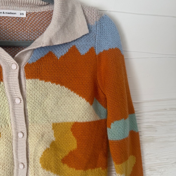 Moon + Madison | Colourful Knit Cardigan | Size XS - Picture 5 of 7